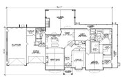 European Style House Plan - 4 Beds 4.5 Baths 4438 Sq/Ft Plan #5-348 