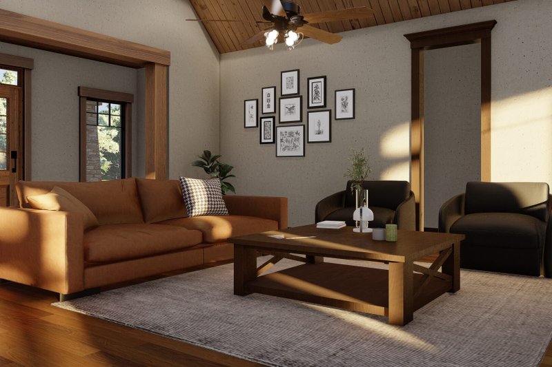 Dream House Plan - Interior - Family Room 1 for Country House Plan #17-2901 - 3 bed, 2 bath