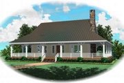 Country Style House Plan - 3 Beds 3.5 Baths 2400 Sq/Ft Plan #81-822 