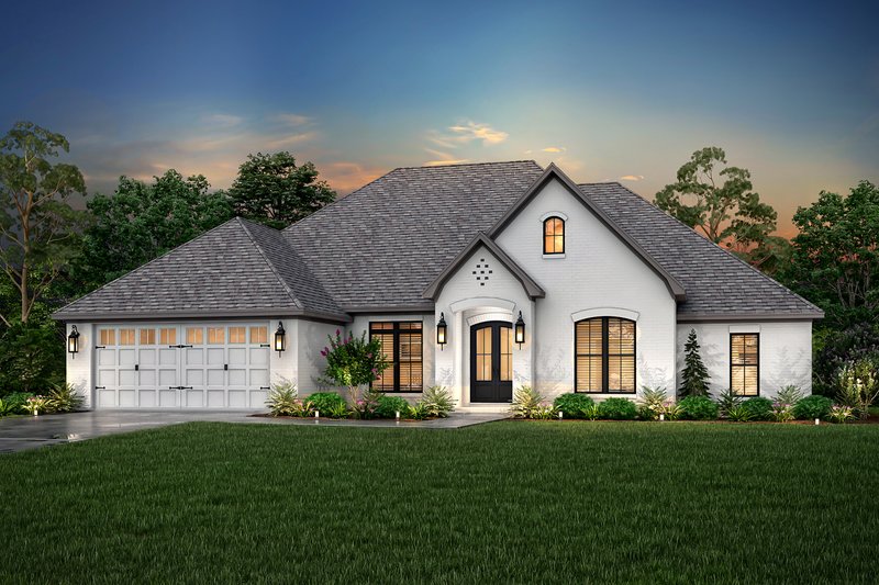 European Style House Plan - 4 Beds 2.5 Baths 2380 Sq/Ft Plan #430-129