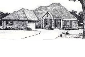 Traditional Exterior - Front Elevation Plan #310-813