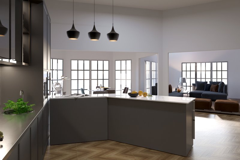 Home Plan - Interior - Kitchen 2 for European House Plan #54-439 - 4 bed, 4.5 bath