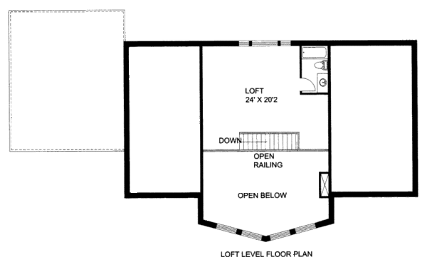 Bungalow Floor Plan - Lower Floor Plan #117-613