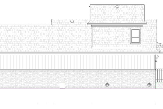 Exterior - Other Elevation for Craftsman House Plan #45-592 - 2 bed, 3 bath