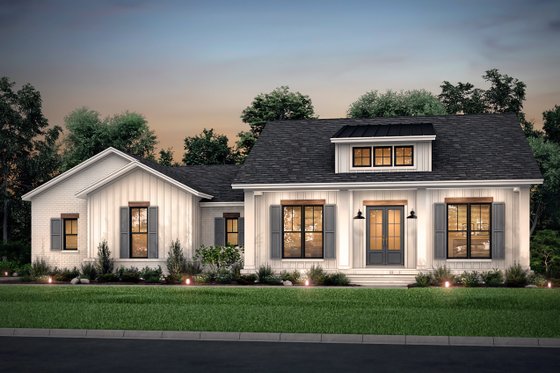 Dream House Plan - Exterior - Front Elevation for Farmhouse House Plan #430-208 - 3 bed, 2.5 bath