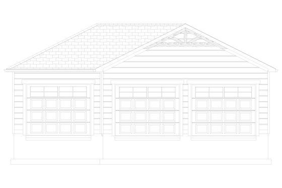 Exterior - Front Elevation 5 for Traditional House Plan #1060-119, 0 bath
