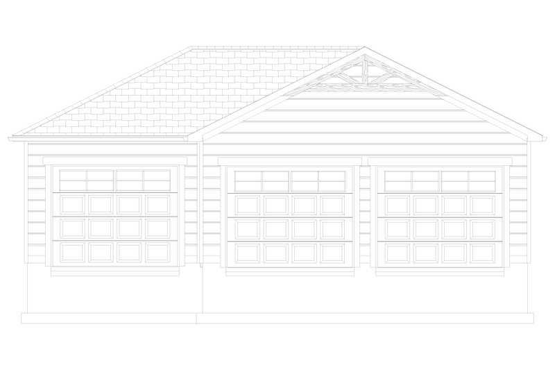 Architectural House Design - Exterior - Front Elevation 5 for Traditional House Plan #1060-119, 0 bath