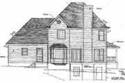 Traditional Style House Plan - 3 Beds 2.5 Baths 2105 Sq/Ft Plan #10-218 