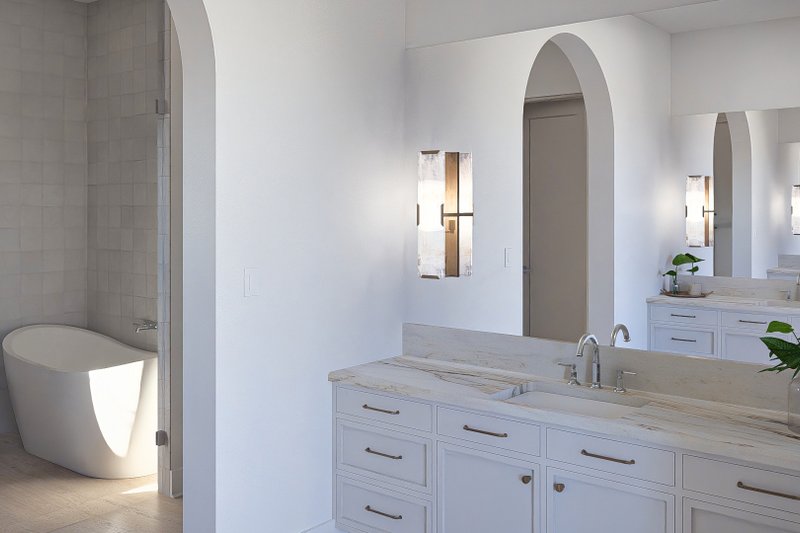 Dream House Plan - Interior - Master Bathroom 1 for Beach House Plan #455-810 - 5 bed, 7 bath