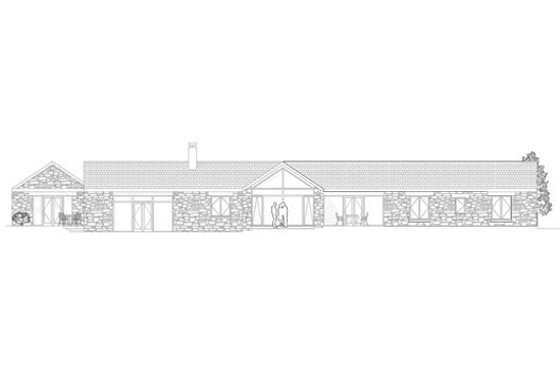 Exterior - Other Elevation 3 for Modern House Plan #520-7 - 3 bed, 2 bath