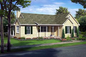 Farmhouse Exterior - Front Elevation Plan #312-237