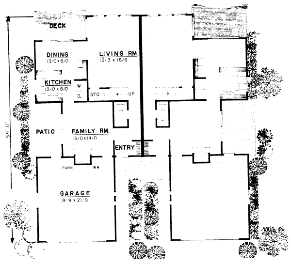 Floor Plan - Main Floor Plan #303-210