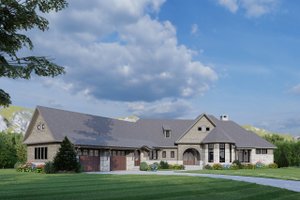 Exterior - Front Elevation 3 for Victorian House Plan #1088-5 - 3 bed, 2.5 bath