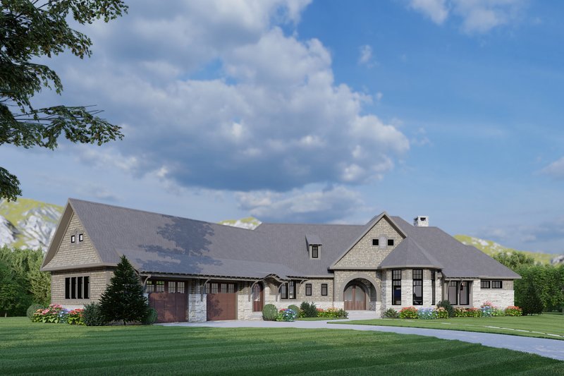 Dream House Plan - Exterior - Front Elevation 3 for Victorian House Plan #1088-5 - 3 bed, 2.5 bath