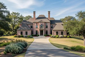 European Exterior - Front Elevation Plan #20-1118