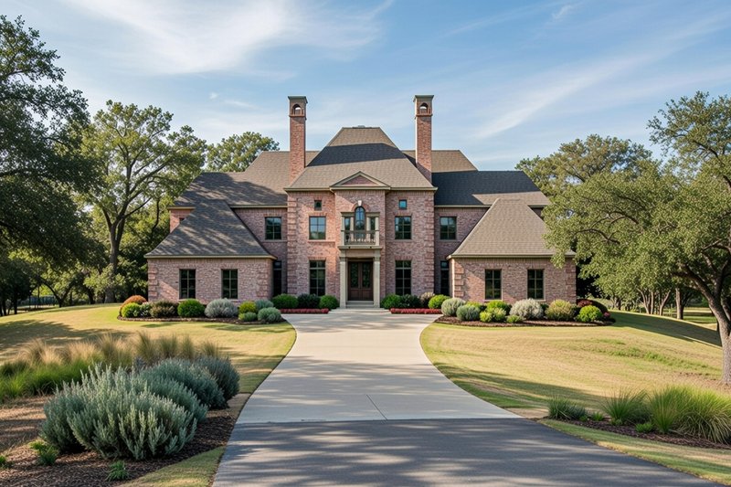 Architectural House Design - European Exterior - Front Elevation Plan #20-1118