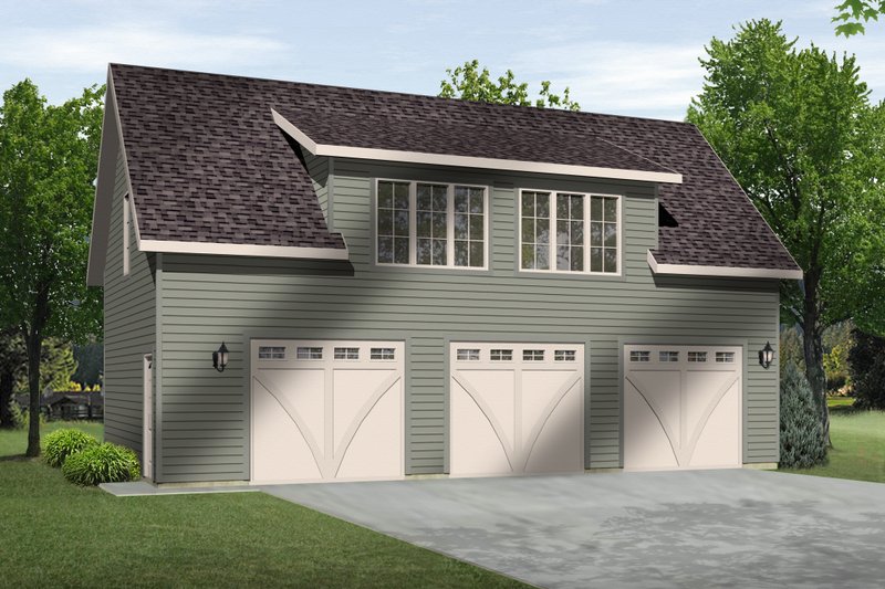 Home Plan - Traditional Exterior - Front Elevation Plan #22-639