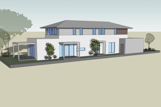 Exterior - Other Elevation 14 for Modern House Plan #496-27 - 4 bed, 2.5 bath