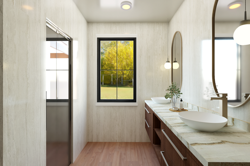 House Plan Design - Interior - Master Bathroom for Barndominium House Plan #1064-430 - 3 bed, 2.5 bath