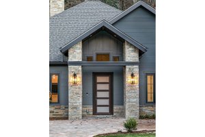 Exterior - Front Elevation 3 for Craftsman House Plan #938-119 - 3 bed, 3.5 bath