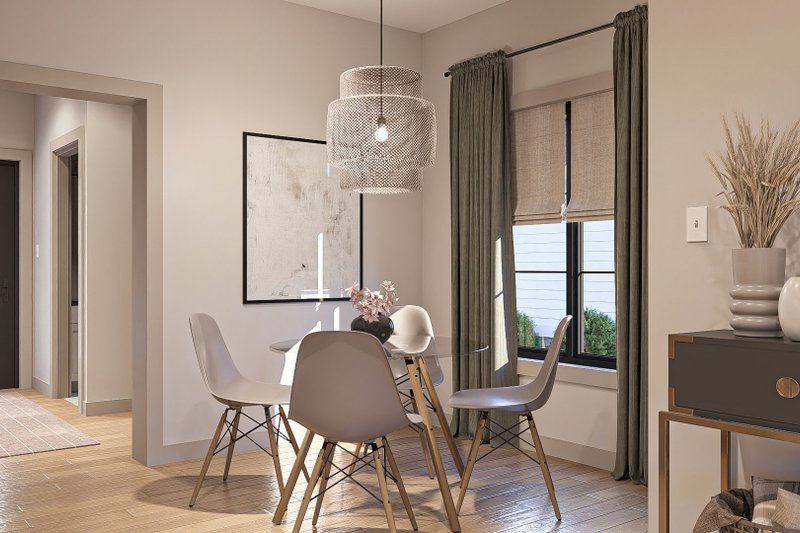 House Design - Interior - Dining Room for Traditional House Plan #455-365 - 3 bed, 2.5 bath