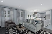 Farmhouse Style House Plan - 3 Beds 2 Baths 1555 Sq/Ft Plan #1060-104 