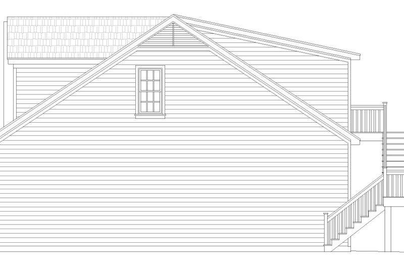 House Plan Design - Exterior - Other Elevation 2 for Traditional House Plan #932-407 - 2 bed, 2.5 bath