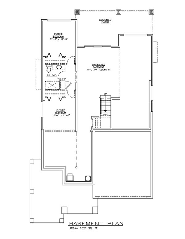 Contemporary Floor Plan - Other Floor Plan #1100-80