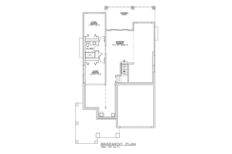 House Plan Design - Floor Plan - Other Floor for Contemporary House Plan #1100-80 - 2 bed, 2 bath