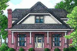 Southern Exterior - Front Elevation Plan #34-174