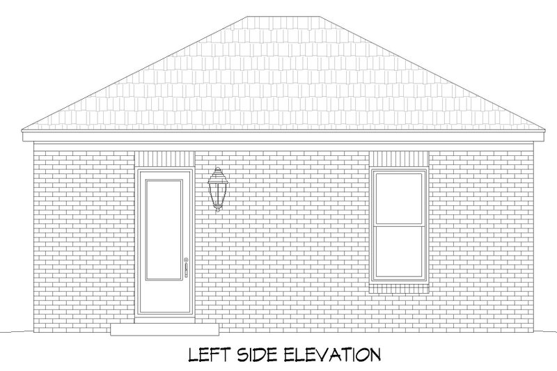 Home Plan - Exterior - Other Elevation for Southern House Plan #932-921, 0 bath