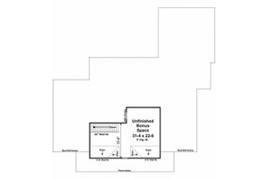 Floor Plan - Other Floor for Farmhouse House Plan #21-313 - 4 bed, 2.5 bath