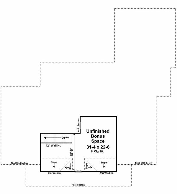Home Plan - Farmhouse Floor Plan - Other Floor Plan #21-313