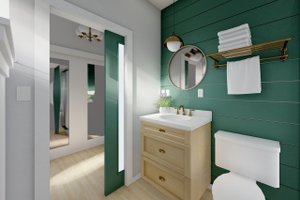 Interior - Other for Farmhouse House Plan #126-176 - 1 bed, 1.5 bath