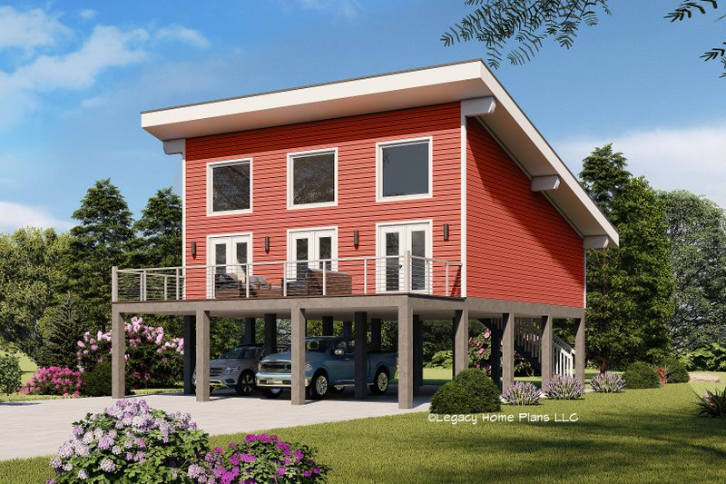 Home Plan - Beach Exterior - Front Elevation Plan #932-826