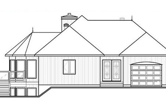 Exterior - Other Elevation for Contemporary House Plan #23-873 - 2 bed, 2 bath