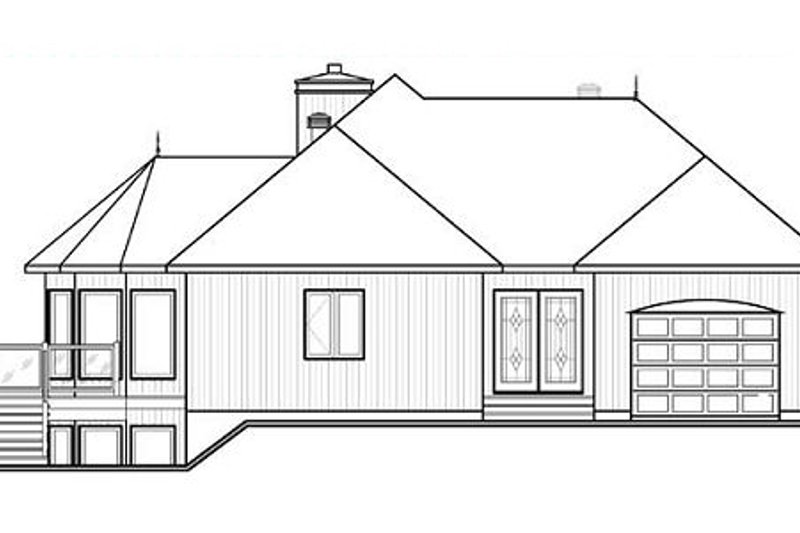 House Design - Exterior - Other Elevation for Contemporary House Plan #23-873 - 2 bed, 2 bath