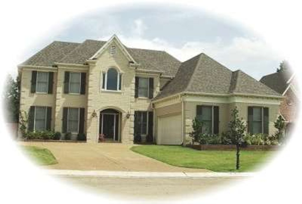 Exterior - Front Elevation 2 for European House Plan #81-1552 - 4 bed, 3.5 bath