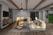 European Style House Plan - 3 Beds 3.5 Baths 3187 Sq/Ft Plan #923-437 