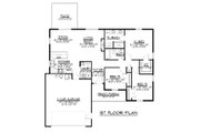 Ranch Style House Plan - 3 Beds 2.5 Baths 1338 Sq/Ft Plan #1064-32 