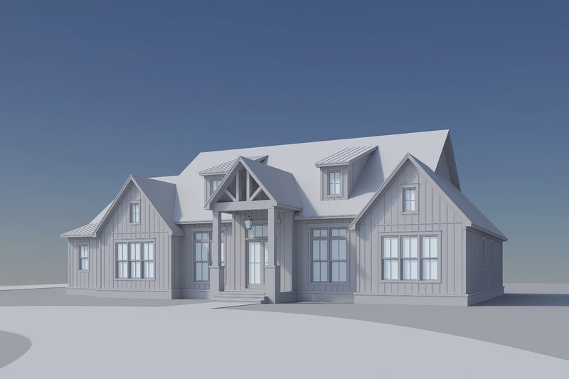 Dream House Plan - Exterior - Front Elevation 15 for Farmhouse House Plan #430-408 - 3 bed, 3.5 bath