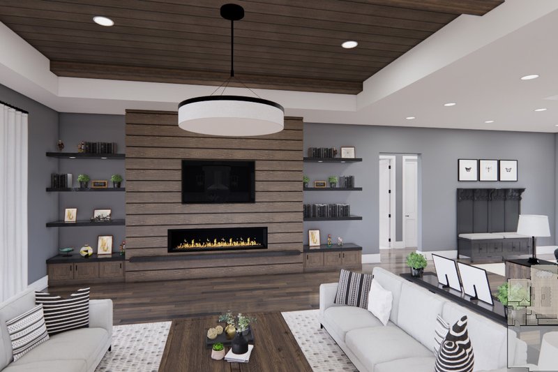 Dream House Plan - Interior - Family Room for Traditional House Plan #51-1224 - 2 bed, 2 bath