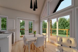 Interior - Dining Room for Country House Plan #126-248 - 2 bed, 2 bath