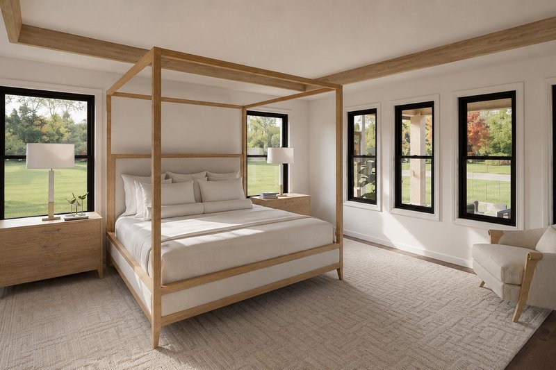 Dream House Plan - Interior - Master Bedroom for Contemporary House Plan #1064-477 - 2 bed, 2.5 bath