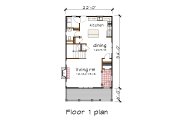 Southern Style House Plan - 3 Beds 2.5 Baths 1435 Sq/Ft Plan #79-196 