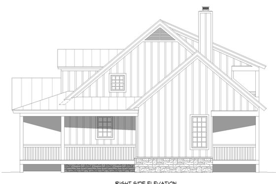 Exterior - Other Elevation 1 for Traditional House Plan #932-484 - 3 bed, 3.5 bath
