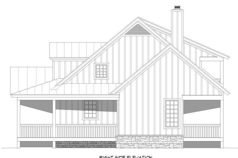 Dream House Plan - Exterior - Other Elevation 1 for Traditional House Plan #932-484 - 3 bed, 3.5 bath
