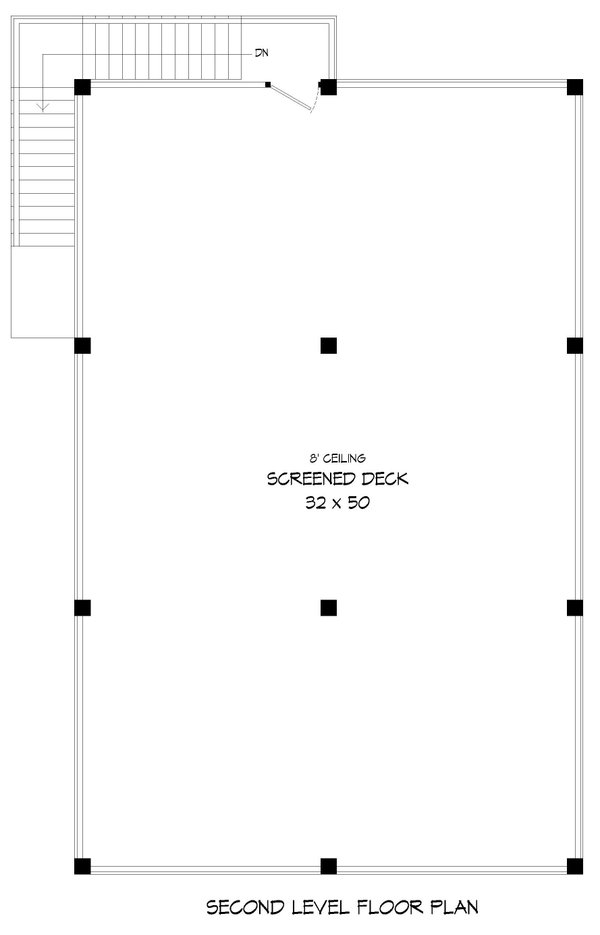 Modern Floor Plan - Upper Floor Plan #932-697