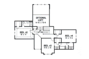 European Style House Plan - 4 Beds 3 Baths 3222 Sq/Ft Plan #67-313 