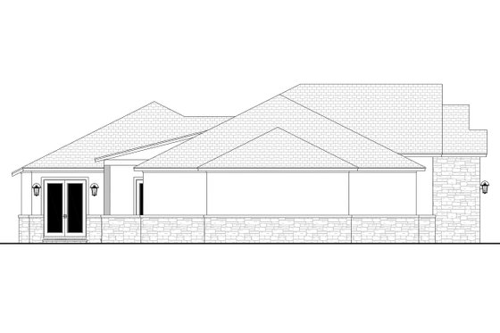 Exterior - Other Elevation for Farmhouse House Plan #430-266 - 3 bed, 3.5 bath